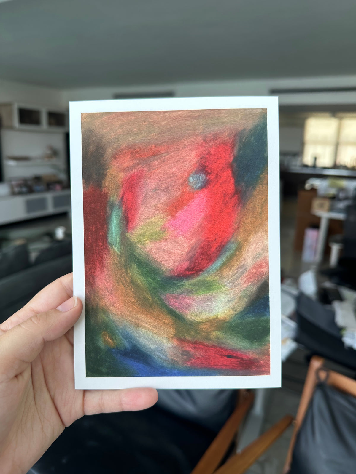 moving colors 5x7 print