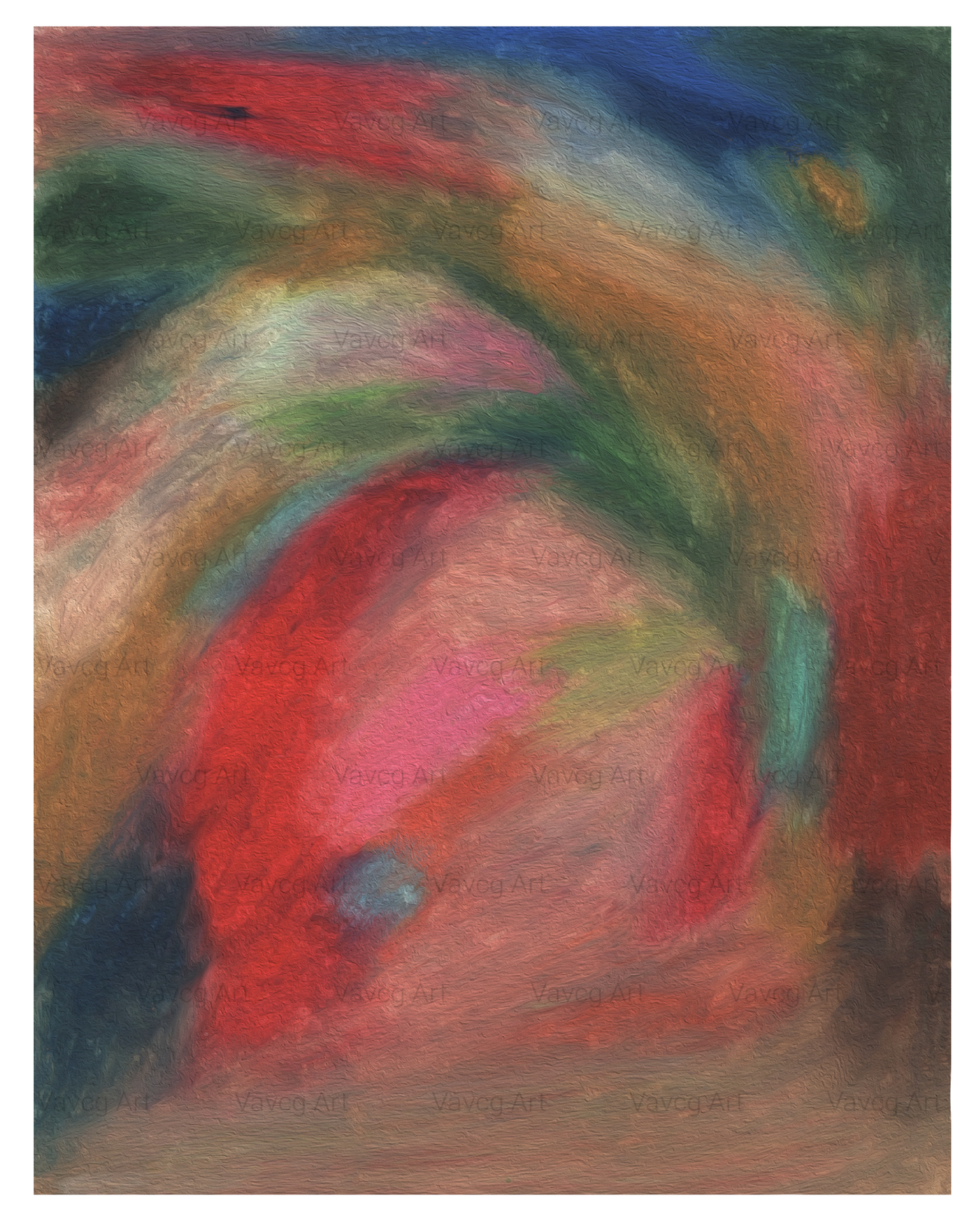 moving colors 5x7 print